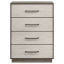 The appearance of Fenwick 4-Drawer Chest of Drawers In Grey Oak and Almond designed by Coaster in the modern / contemporary interior design. This grey oak/almond piece of furniture was selected by 1StopBedrooms from Fenwick Collection to add a touch of cosiness and style into your home. Sku: 224985. Material: MDF.