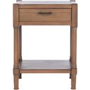 Filbert 1 Drawer Accent Table in Brown