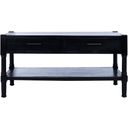 The appearance of Filbert 2 Drawer Coffee Table in Black designed by Safavieh in the traditional interior design. This black piece of furniture was selected by 1StopBedrooms from Filbert Collection to add a touch of cosiness and style into your home. Sku: COF5703B. Material: Wood.
