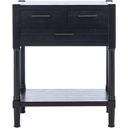 The appearance of Filbert 3 Drawer Console Table in Black designed by Safavieh in the modern / contemporary interior design. This black piece of furniture was selected by 1StopBedrooms from Filbert Collection to add a touch of cosiness and style into your home. Sku: CNS5717B. Material: Wood.