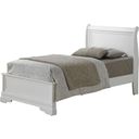 The appearance of Glory Furniture G3190 Twin Low Profile Bed in White designed by Glory in the traditional interior design. This white piece of furniture was selected by 1StopBedrooms from G3190 Collection to add a touch of cosiness and style into your home. Sku: G3190E-TB3 Box 1;G3190E-TB3 Box 2;G3190E-TB3 Box 3. Bed Type: Sleigh Bed. Material: Wood. Bed Size: Twin.