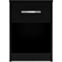 The appearance of Finch Black One Drawer Night Stand designed by Signature Design by Ashley in the transitional interior design. This black piece of furniture was selected by 1StopBedrooms from Finch Collection to add a touch of cosiness and style into your home. Sku: EB3392-291. Material: Wood.