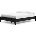 The appearance of Finch Black Queen Platform Bed designed by Signature Design by Ashley in the transitional interior design. This black piece of furniture was selected by 1StopBedrooms from Finch Collection to add a touch of cosiness and style into your home. Sku: EB3392-113. Bed Type: Platform Bed. Material: Wood. Bed Size: Queen.