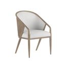 Finn Woven Dining Chair In Light Brown