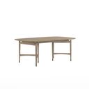 The appearance of Finn Rectangular Dining Table In Light Brown designed by A.R.T. in the transitional interior design. This light brown piece of furniture was selected by 1StopBedrooms from Finn Collection to add a touch of cosiness and style into your home. Sku: 313220-2803TP;313220-2803BS. Table Top Shape: Rectangular. Material: Parawood. Size: 46" x 118".