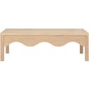 The appearance of Fiora Coffee Table In Natural designed by Meridian in the modern / contemporary interior design. This natural piece of furniture was selected by 1StopBedrooms from Fiora Collection to add a touch of cosiness and style into your home. Sku: 99041Natural-CT. Material: Oak Veneer.