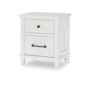 Flatiron 2 Drawer Night Stand In Aged White