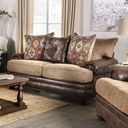 The appearance of Fletcher Loveseat In Brown designed by Furniture of America in the transitional interior design. This brown piece of furniture  was selected by 1StopBedrooms from Fletcher Collection to add a touch of cosiness and style into your home. Sku: SM5148-LV. Material: Chenille.