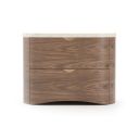 Fleur Large Nightstand In Brown
