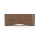 The appearance of Fleur Sideboard In Brown designed by Caracole in the modern / contemporary interior design. This brown piece of furniture was selected by 1StopBedrooms from Fleur Collection to add a touch of cosiness and style into your home. Sku: CLA-425V-256. Material: Hardwood.