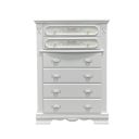 The appearance of Flora Chest In White designed by ACME in the modern / contemporary interior design. This white piece of furniture was selected by 1StopBedrooms from Flora Collection to add a touch of cosiness and style into your home. Sku: BD01642. Material: Wood.