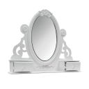 The appearance of Flora Mirror With Jewlery In White designed by ACME in the modern / contemporary interior design. This white piece of furniture was selected by 1StopBedrooms from Flora Collection to add a touch of cosiness and style into your home. Sku: BD01640. Material: Wood.