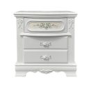 The appearance of Flora Nightstand In White designed by ACME in the modern / contemporary interior design. This white piece of furniture was selected by 1StopBedrooms from Flora Collection to add a touch of cosiness and style into your home. Sku: BD01639. Material: Wood.