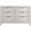 The appearance of Florence Dresser In White designed by Homelegance in the modern / contemporary interior design. This white piece of furniture  was selected by 1StopBedrooms from Florence Collection to add a touch of cosiness and style into your home. Sku: 1326-5. Material: Wood.
