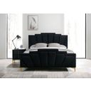 The appearance of Florizel Queen Bed In Black designed by Furniture of America in the glam interior design. This black piece of furniture  was selected by 1StopBedrooms from Florizel Collection to add a touch of cosiness and style into your home. Sku: CM7411BK-Q-HB;CM7411BK-Q-FB;CM7411BK-Q-R. Bed Type: Platform Bed. Material: Steel. Bed Size: Queen.
