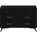 The appearance of Flynn 7 Drawer Dresser In Black designed by Alpine in the transitional interior design. This black piece of furniture was selected by 1StopBedrooms from Flynn Collection to add a touch of cosiness and style into your home. Sku: 966BLK-03. Material: Mahogany.