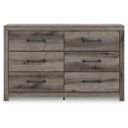 The appearance of Fondenlane Dresser In Brown Gray designed by Signature Design by Ashley in the transitional interior design. This brown gray piece of furniture was selected by 1StopBedrooms from Fondenlane Collection to add a touch of cosiness and style into your home. Sku: NCB2405-31. Material: Wood.