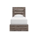 The appearance of Fondenlane Twin Panel Bed In Brown Gray designed by Signature Design by Ashley in the transitional interior design. This brown gray piece of furniture was selected by 1StopBedrooms from Fondenlane Collection to add a touch of cosiness and style into your home. Sku: NCB2405-53;NCB2405-83. Bed Type: Panel Bed. Material: Wood. Bed Size: Twin.