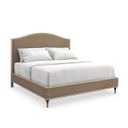 Fontainebleau Queen Platform Bed In Brown