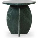 The appearance of Formentera End Table In Green designed by Meridian in the modern / contemporary interior design. This green piece of furniture was selected by 1StopBedrooms from Formentera Collection to add a touch of cosiness and style into your home. Sku: 219Green-ET Box 1/2 (Top);219Green-ET Box 2/2 (Base). Material: Marble.
