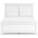 The appearance of Fortman White Queen Panel Bed designed by Signature Design by Ashley in the transitional interior design. This white piece of furniture was selected by 1StopBedrooms from Fortman Collection to add a touch of cosiness and style into your home. Sku: B680-57;B680-54;B680-97. Bed Type: Panel Bed. Material: Wood. Bed Size: Queen.