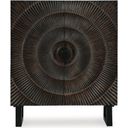 The appearance of Fosterman Accent Cabinet In Distressed Black designed by Signature Design by Ashley in the modern / contemporary interior design. This distressed black piece of furniture was selected by 1StopBedrooms from Fosterman Collection to add a touch of cosiness and style into your home. Sku: A4000660. Material: Wood.