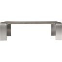The appearance of Foundations Dining Table - 102" designed by Bernhardt in the modern / contemporary interior design. This light shale piece of furniture  was selected by 1StopBedrooms from Foundations Collection to add a touch of cosiness and style into your home. Sku: 306224. Material: Wood. Table Top Shape: Rectangular. Size: 42" x 102".