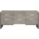 The appearance of Foundations Dresser in Dark Shale Finish designed by Bernhardt in the modern / contemporary interior design. This dark shale/light shale piece of furniture  was selected by 1StopBedrooms from Foundations Collection to add a touch of cosiness and style into your home. Sku: 306052. Material: Wood.