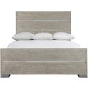 The appearance of Foundations Queen Panel Bed designed by Bernhardt in the modern / contemporary interior design. This dark shale/light shale piece of furniture  was selected by 1StopBedrooms from Foundations Collection to add a touch of cosiness and style into your home. Sku: 306FR04;306H04. Bed Type: Panel Bed. Material: Metal. Bed Size: Queen.