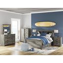 The appearance of Frandern Bedroom Mirror In Gray designed by Signature Design by Ashley in the transitional interior design. This gray piece of furniture  was selected by 1StopBedrooms from Frandern Collection to add a touch of cosiness and style into your home. Sku: B4480-26. Material: Glass.