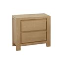 The appearance of Frank Rubberwood 2 Drawer Nightstand in Natural Light Oak designed by Best Quality Furniture in the transitional interior design. This natural light oak piece of furniture was selected by 1StopBedrooms from Frank Collection to add a touch of cosiness and style into your home. Sku: B730-N. Material: Rubberwood.