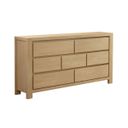 The appearance of Frank Rubberwood 6 Drawer Dresser in Natural Light Oak designed by Best Quality Furniture in the transitional interior design. This natural light oak piece of furniture was selected by 1StopBedrooms from Frank Collection to add a touch of cosiness and style into your home. Sku: B730-DR. Material: Rubberwood.