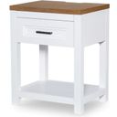 The appearance of Franklin White Open Nightstand designed by Legacy Classic in the modern / contemporary interior design. This white piece of furniture was selected by 1StopBedrooms from Franklin Collection to add a touch of cosiness and style into your home. Sku: 1561-3101. Material: Wood Veneer.