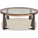 The appearance of Frazwa Coffee Table In Multi designed by Signature Design by Ashley in the modern / contemporary interior design. This multi piece of furniture was selected by 1StopBedrooms from Frazwa Collection to add a touch of cosiness and style into your home. Sku: T432-8. Material: Glass.