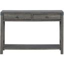 The appearance of Freedan Grayish Brown Console Table designed by Signature Design by Ashley in the transitional interior design. This grayish brown piece of furniture was selected by 1StopBedrooms from Freedan Collection to add a touch of cosiness and style into your home. Sku: T175-4. Material: Metal.