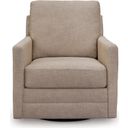 Freybourne Next-Gen Nuvella Swivel Accent Chair In Twill