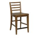 The appearance of Abode Frisco Counter Height Chair Set of 2 In Warm Brunette designed by Kincaid in the modern / contemporary interior design. This warm brunette piece of furniture was selected by 1StopBedrooms from Abode Collection to add a touch of cosiness and style into your home. Sku: 269-690. Material: Solid Wood.