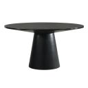 Froja Round Dining Table In Black