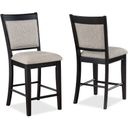 The appearance of Fulton Counter Height Chair Set of 2 In Light Gray designed by Crown Mark in the transitional interior design. This light gray piece of furniture was selected by 1StopBedrooms from Fulton Collection to add a touch of cosiness and style into your home. Sku: 2727LG-S-24. Material: MDF.