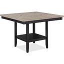 The appearance of Fulton Counter Height Table In Light Gray designed by Crown Mark in the transitional interior design. This light gray piece of furniture was selected by 1StopBedrooms from Fulton Collection to add a touch of cosiness and style into your home. Sku: 2727LG-T-4848. Table Top Shape: Square. Material: MDF. Size: 48" x 48".