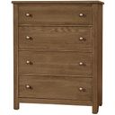 The appearance of Fundamentals 4 Drawer Chest In Natural designed by Vaughan Bassett in the transitional interior design. This natural piece of furniture was selected by 1StopBedrooms from Fundamentals Collection to add a touch of cosiness and style into your home. Sku: 12-114. Material: Wood.