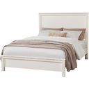 The appearance of Fundamentals Queen Bed In White designed by Vaughan Bassett in the modern / contemporary interior design. This white piece of furniture  was selected by 1StopBedrooms from Fundamentals Collection to add a touch of cosiness and style into your home. Sku: 16-551;16-155;16-922. Bed Type: Panel Bed. Material: Wood. Bed Size: Queen.
