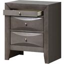 The appearance of Glory Furniture Nightstand in Gray designed by Glory in the transitional interior design. This gray piece of furniture was selected by 1StopBedrooms from G1505 Collection to add a touch of cosiness and style into your home. Sku: G1505-N-Nightstand. Material: Wood.
