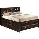 Glory Furniture Queen Storage Bed in Cappaccino G1525G-QSB3