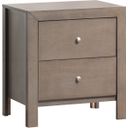 The appearance of Glory Furniture Night Stand in Gray designed by Glory in the transitional interior design. This gray piece of furniture was selected by 1StopBedrooms from G2405 Collection to add a touch of cosiness and style into your home. Sku: G2405-N-Nightstand. Material: Wood.