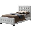 The appearance of Glory Furniture G2587 Twin Upholstered Panel Bed in White designed by Glory in the traditional interior design. This white piece of furniture was selected by 1StopBedrooms from G2587 Collection to add a touch of cosiness and style into your home. Sku: G2587-TB-UP-Twin Bed Headboard;G2587-TB-UP-Twin Bed Footboard;G2587-TB-UP-Twin Bed Rails. Bed Type: Panel Bed. Material: Upholstered. Bed Size: Twin.