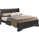 The appearance of Glory Furniture G3150 King Low Profile Bed in Black designed by Glory in the traditional interior design. This black piece of furniture was selected by 1StopBedrooms from G3150 Collection to add a touch of cosiness and style into your home. Sku: G3150E-KB3-King Bed Headboard;G3150E-KB3-King Bed Footboard;G3150E-KB3-King Bed Rails. Bed Type: Sleigh Bed. Material: Wood. Bed Size: King.