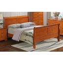 The appearance of Glory Furniture G3160 Twin Bed in Oak designed by Glory in the traditional interior design. This oak piece of furniture was selected by 1StopBedrooms from G3160 Collection to add a touch of cosiness and style into your home. Sku: G3160A-TB Box 1;G3160A-TB Box 2. Bed Type: Sleigh Bed. Material: Wood. Bed Size: Twin.