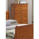 The appearance of Glory Furniture G3160 Chest in Oak designed by Glory in the traditional interior design. This oak piece of furniture was selected by 1StopBedrooms from G3160 Collection to add a touch of cosiness and style into your home. Sku: G3160-CH-Chest. Material: Wood.