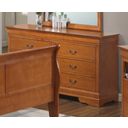 The appearance of Glory Furniture G3160 Dresser in Oak designed by Glory in the traditional interior design. This oak piece of furniture was selected by 1StopBedrooms from G3160 Collection to add a touch of cosiness and style into your home. Sku: G3160-D-Dresser. Material: Wood.